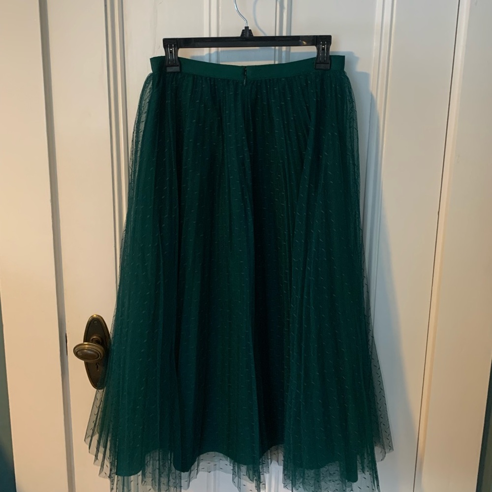 Beautiful pleated tulle midi skirt. Great condition - never been worn.